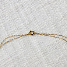 Load image into Gallery viewer, Dainty Double Strand Chain Necklace in Pure 14k Gold