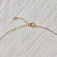 Load image into Gallery viewer, Simple Pearl Lariate Necklace in Pure 14k Gold