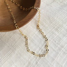 Load image into Gallery viewer, Sparkly Glitter Chain Necklace in Yellow Gold