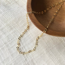 Load image into Gallery viewer, Sparkly Glitter Chain Necklace in Yellow Gold