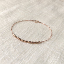 Load image into Gallery viewer, Anniversary Bead Bracelet in Solid 14k Rose Gold