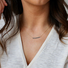 Load image into Gallery viewer, London blue topaz necklace in pure 14k gold