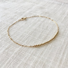 Load image into Gallery viewer, Pure gold anniversary bead bracelet