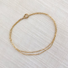 Load image into Gallery viewer, Gold double strand bracelet