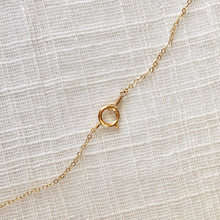 Load image into Gallery viewer, Herkimer Diamond Lariat Necklace in Solid Gold