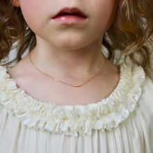 Load image into Gallery viewer, Pearl Necklace for Little Girls in 14k Gold