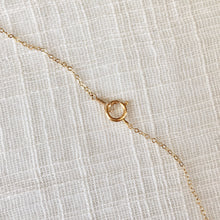 Load image into Gallery viewer, Simple + Tiny Welo Opal Necklace in Pure 14k Gold