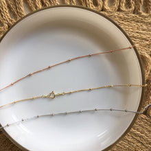 Load image into Gallery viewer, Solid 14k Gold Eternity Ring Necklace