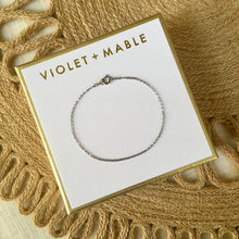 Load image into Gallery viewer, Simple 14k Gold Cable Chain Bracelet