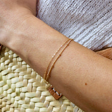 Load image into Gallery viewer, Simple layered chain bracelet