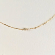Load image into Gallery viewer, Raw Champagne Diamond Necklace in 14k Gold