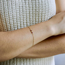 Load image into Gallery viewer, 14k Mommy bracelet, grandmother bracelet