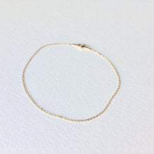 Load image into Gallery viewer, Simple + Dainty Gold Chain Anklet
