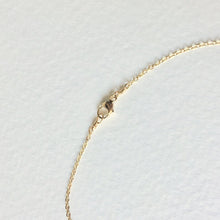 Load image into Gallery viewer, Tiny Birthstone Anklet in Pure Gold