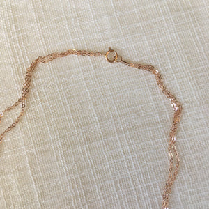 Rose Gold Multi Chain Necklace