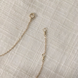 Necklace Extension in Solid Gold