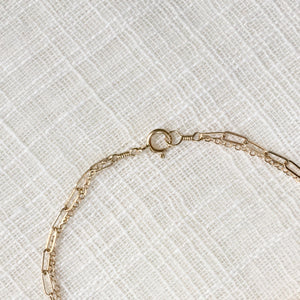 Minimal + Modern Dual Chain Necklace in 14k Gold