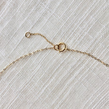 Load image into Gallery viewer, Simple Pearl Lariate Necklace in Pure 14k Gold
