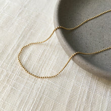 Load image into Gallery viewer, Delicate Gold Bead Necklace
