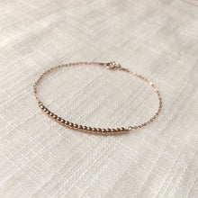 Load image into Gallery viewer, Anniversary Bead Bracelet in Solid 14k Rose Gold
