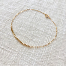 Load image into Gallery viewer, Gold bead custom bracelet
