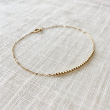 Load image into Gallery viewer, Pure gold anniversary bead bracelet
