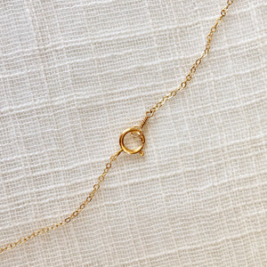 Gemstone Pendant Necklace in Pure 14k Gold