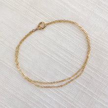 Load image into Gallery viewer, Gold double strand bracelet
