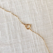 Load image into Gallery viewer, Simple + Tiny Welo Opal Necklace in Pure 14k Gold
