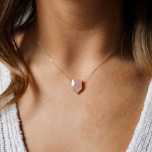 Load image into Gallery viewer, Peach moonstone necklace
