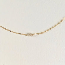 Load image into Gallery viewer, Raw Champagne Diamond Necklace in 14k Gold

