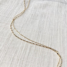 Load image into Gallery viewer, dainty shining dual chain necklace
