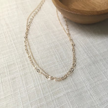 Load image into Gallery viewer, Glittery Multi Chain Necklace in Yellow Gold
