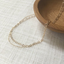 Load image into Gallery viewer, Glittery Multi Chain Necklace in Yellow Gold

